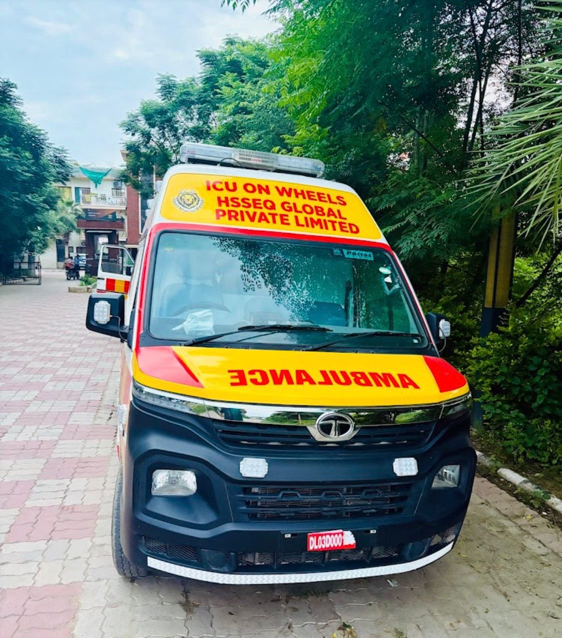 ICU Ambulance Front View